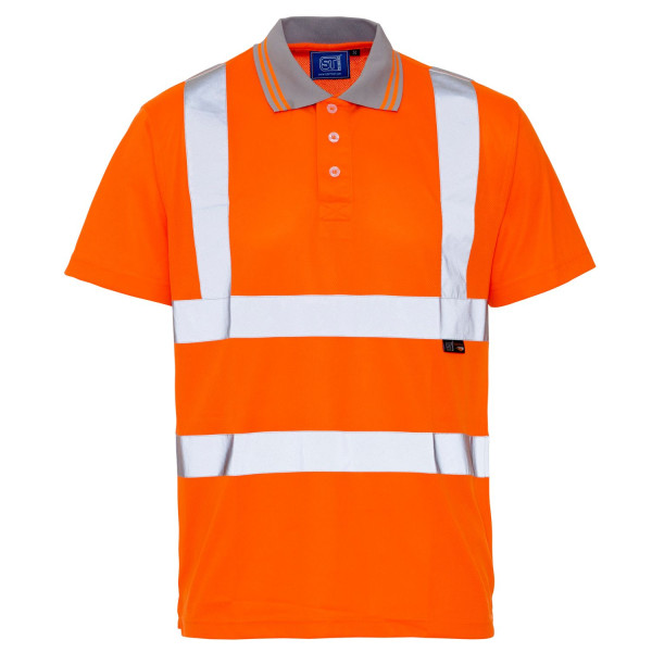 SuperTouch Hi Vis Bird Eye Polo Shirt – Breathable Safety Top