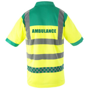 Ambulance paramedic hi vis polo shirt