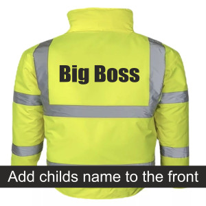 BIG BOSS FLUORESCENT KIDS YELLOW BOMBER JACKET