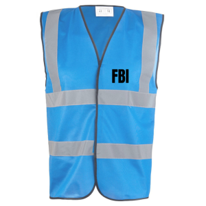 *sale* FBI blue hi vis vest