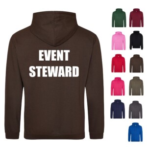 Event steward printed hoodie