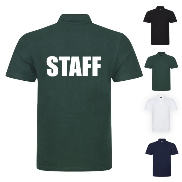 Staff event polo shirt