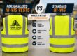 Personalised Hi-Vis Vests vs Standard Hi-Vis