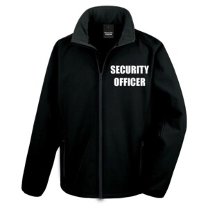 Security officer soft shell jacket
