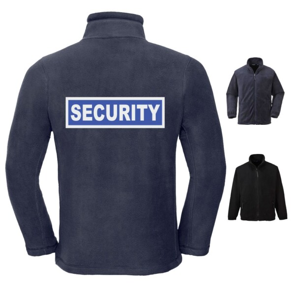 Security blue badge printed portwest heavyweight fleece