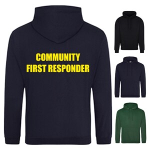 Community first responder medical workwear hoodie