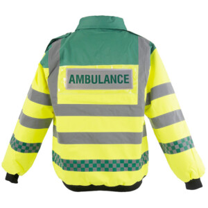 Bomber jacket ambulance badge hi vis paramedic coat
