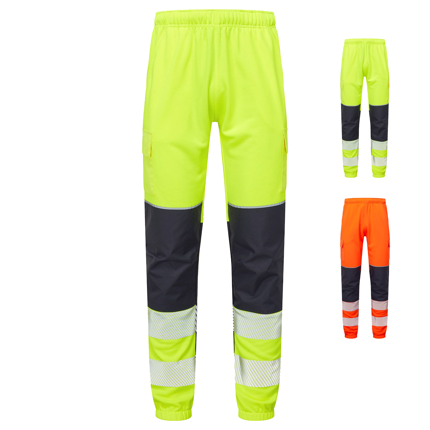 Supertouch Eco Hi Vis Jogging Bottoms, 2 Colour Options