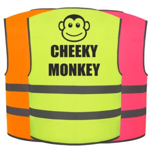 Cheeky monkey waistcoat kids
