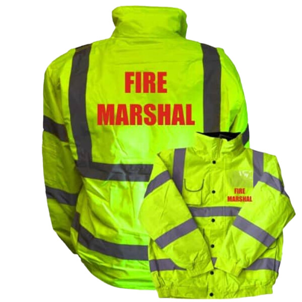Fire marshal yellow bomber