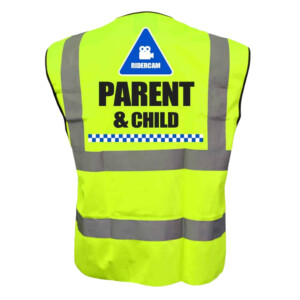 Ridercam parent & child hi vis vest
