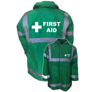 First aid light green premium parka