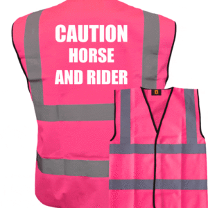 Caution Horse and Rider Vest WT-0