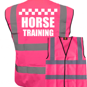 Horse Training Sillitoe Pink Vest-0