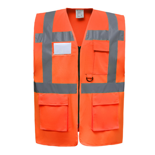 Hi Vis Zipped Superior Executive Vests, 7 Colour Options