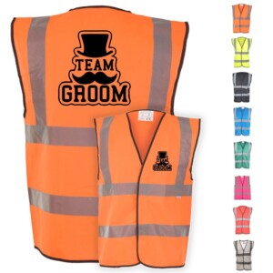 Team Groom Stag Hi Vis Vest