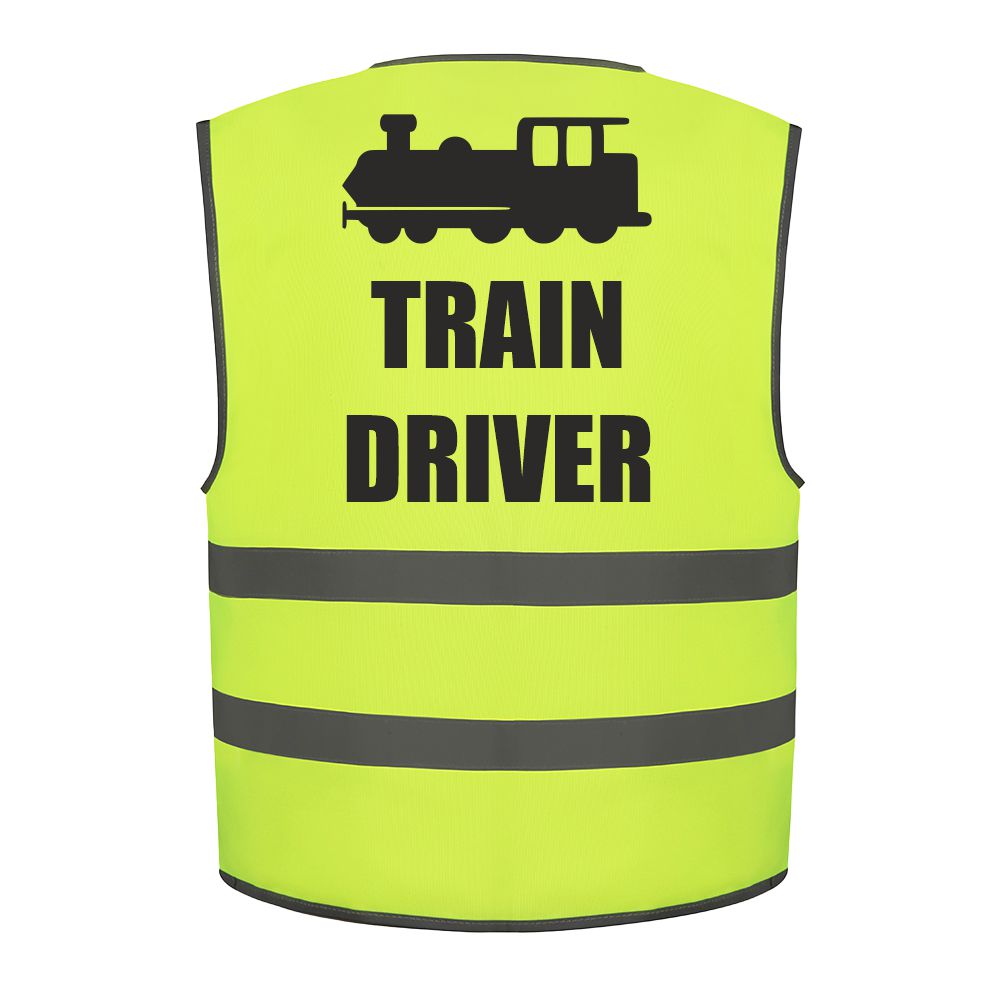 Warrier Custom Printed Hi-Vis Yellow Safety Vest – Personalised High Viz Waistcoat, UK Made