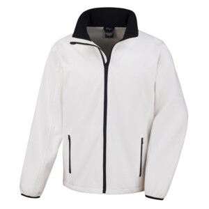 White soft shell jacket